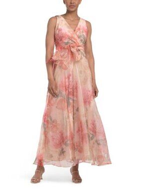R&M RICHARDS Organza Floral Gown ♥️